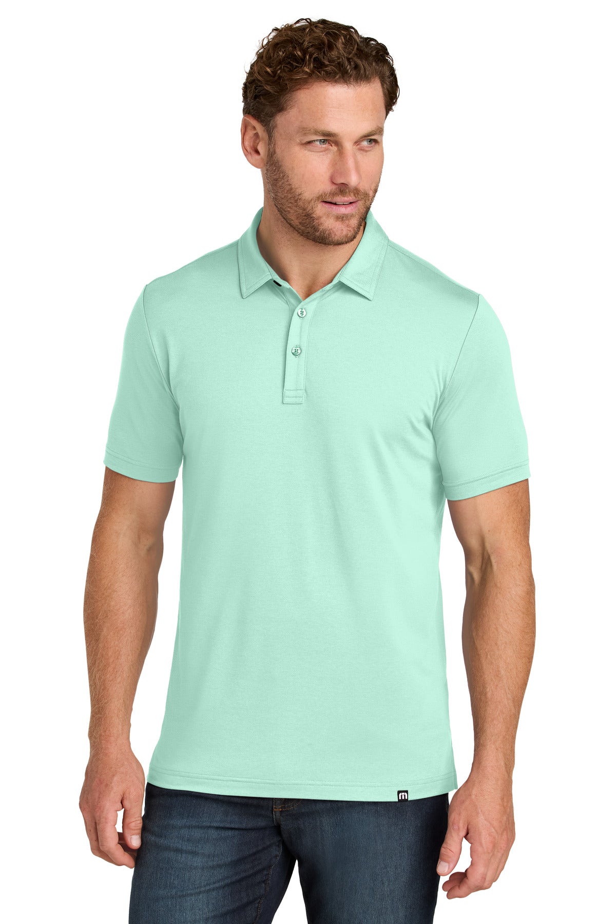 TravisMathew Glenview Solid Polo TMA41461 in Mint