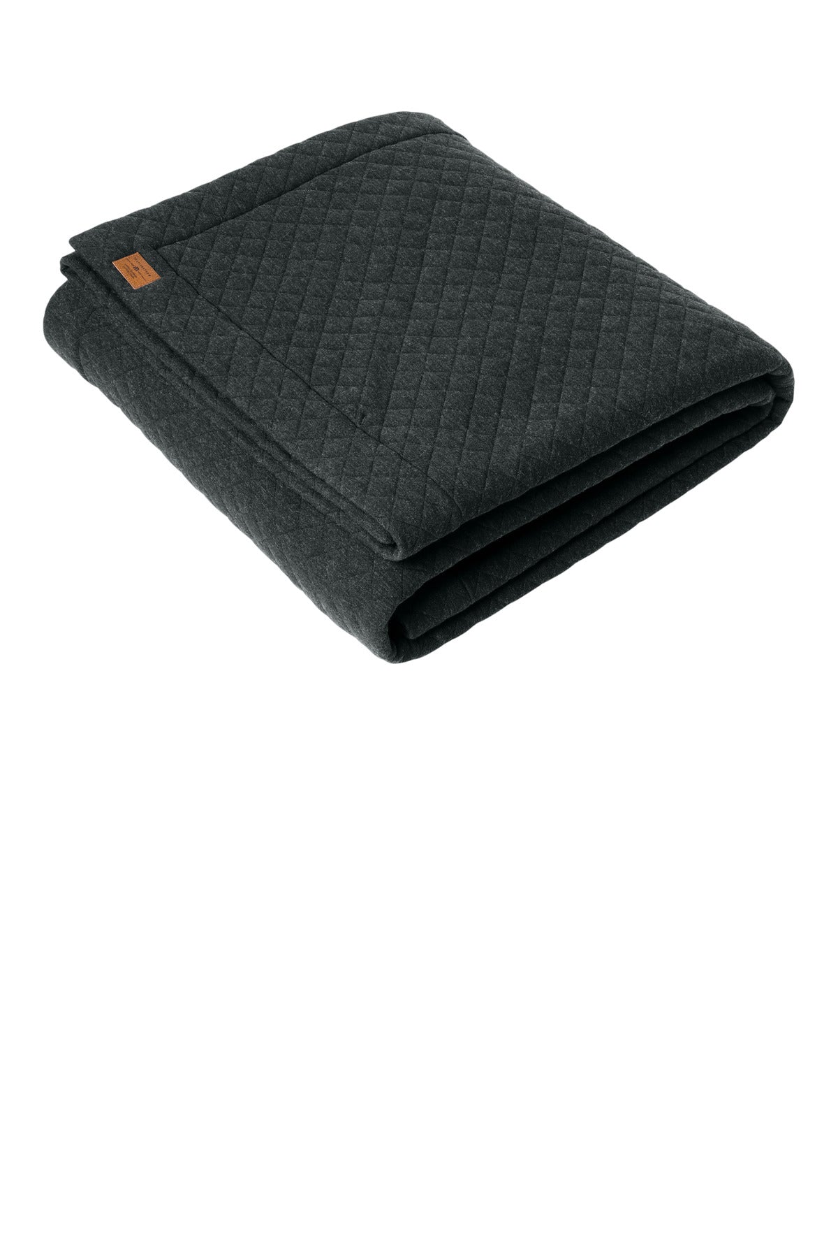 TravisMathew Diamond Quilt Blanket TMA41481 in Dark Grey Heather
