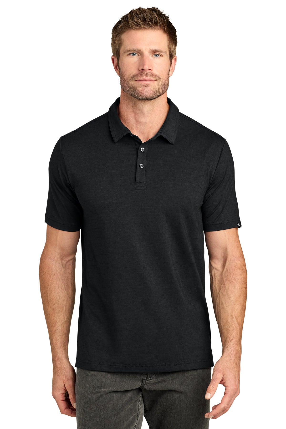 TravisMathew Crestview Polo TMA46371 in Black