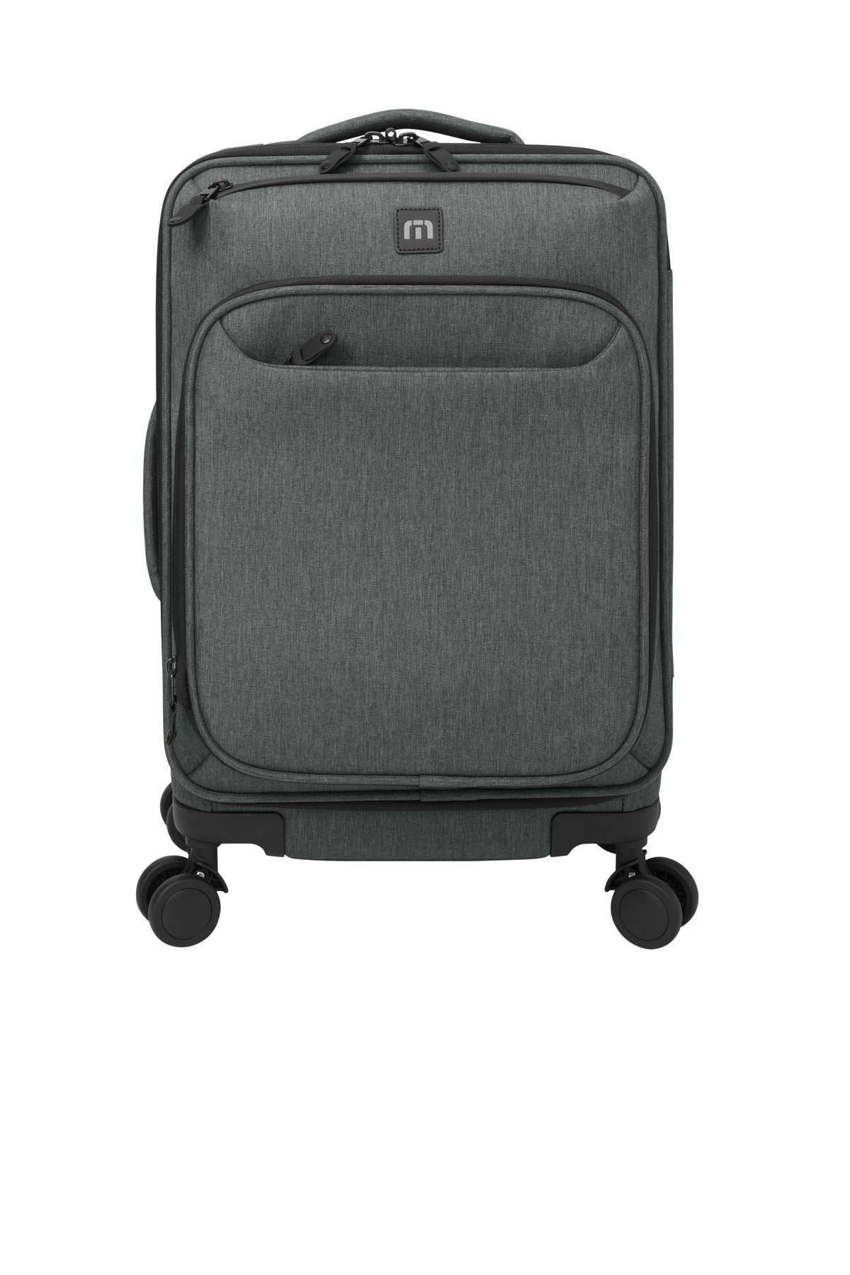 TravisMathew Quad Carry-On Spinner TMB400 in Graphite Heather