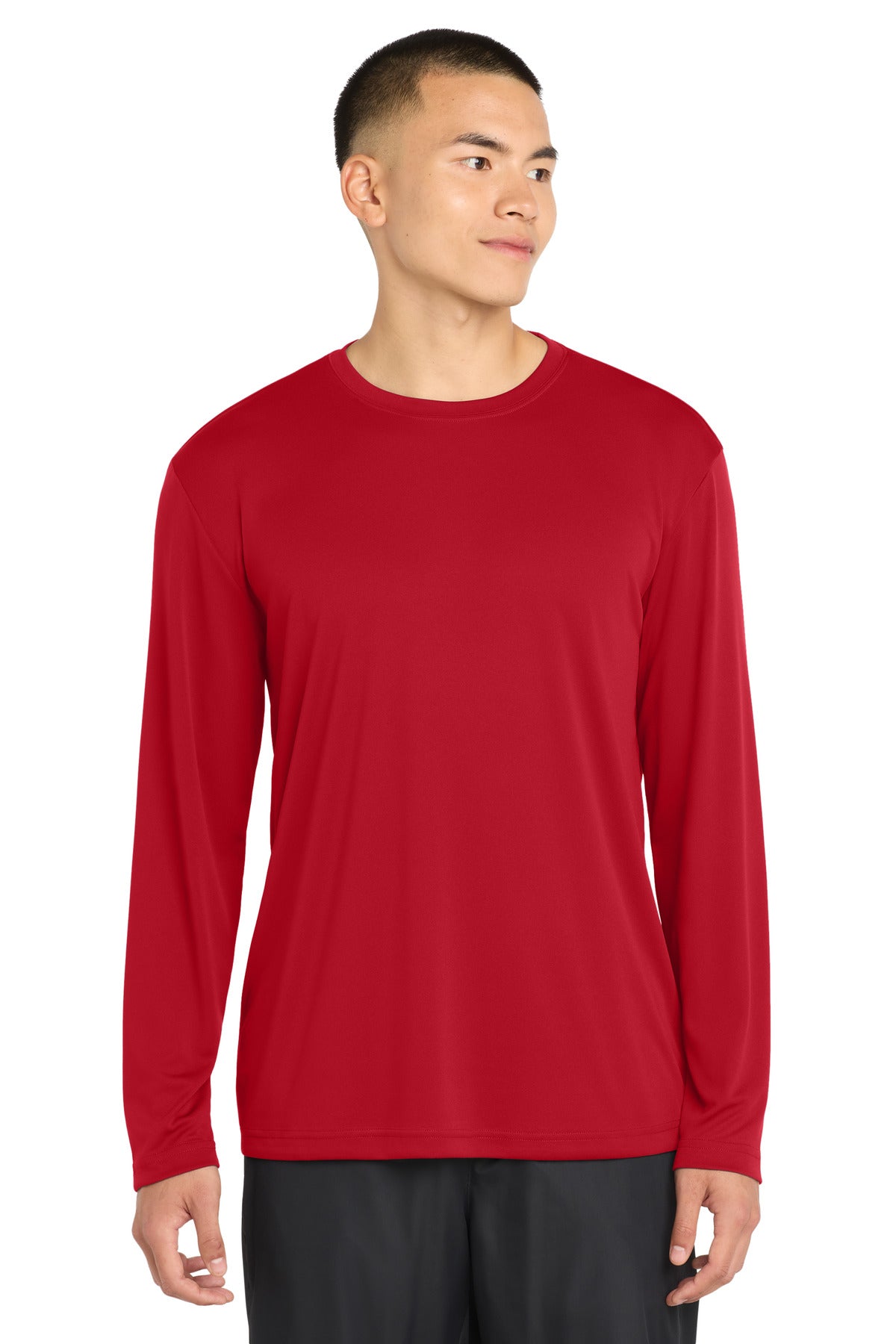 Sport-Tek Tall Long Sleeve PosiCharge Competitor Tee. TST350LS in True Red