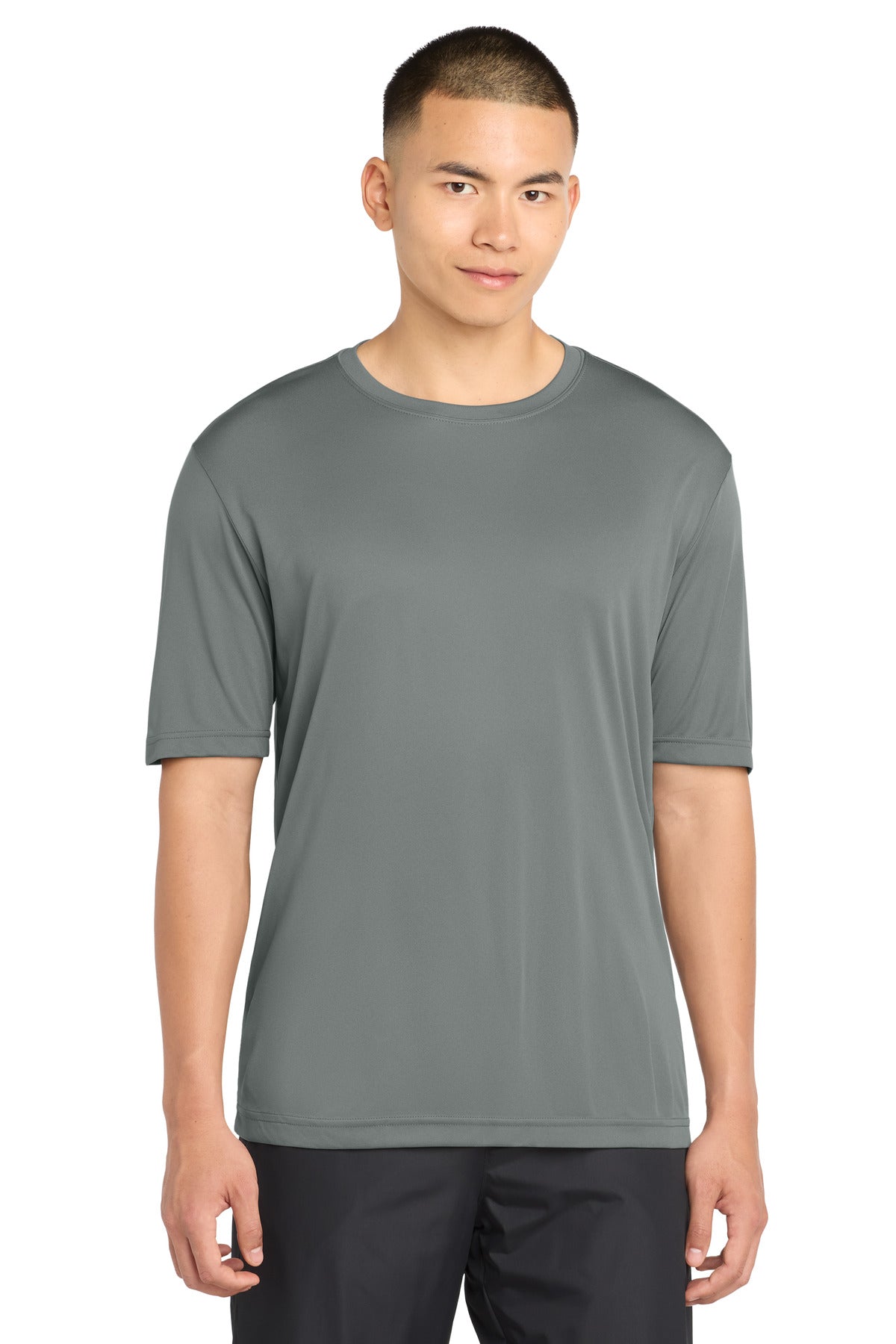 Sport-Tek Tall PosiCharge Competitor  Tee. TST350 in Grey Concrete