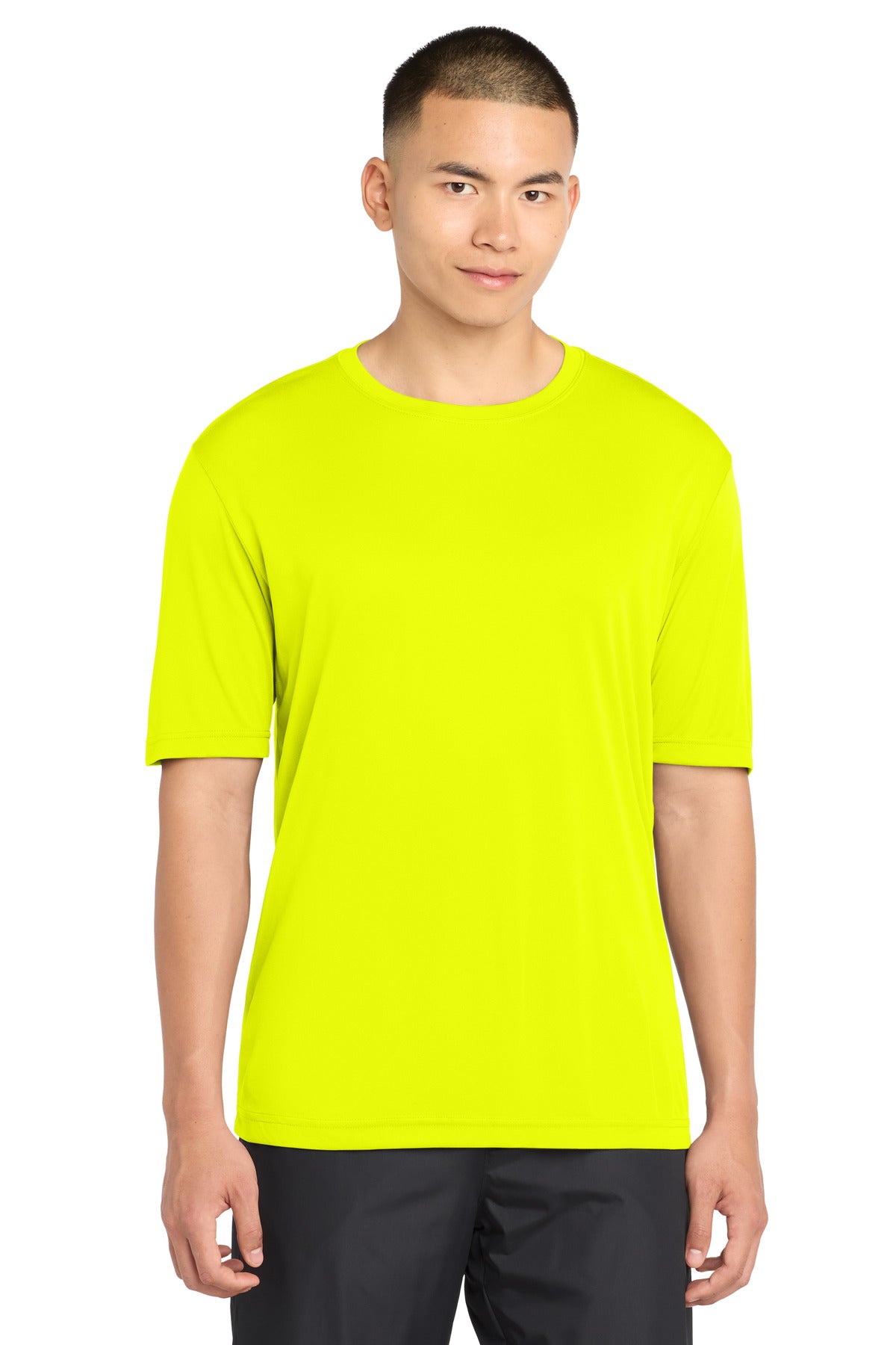 Sport-Tek Tall PosiCharge Competitor  Tee. TST350 in Neon Yellow