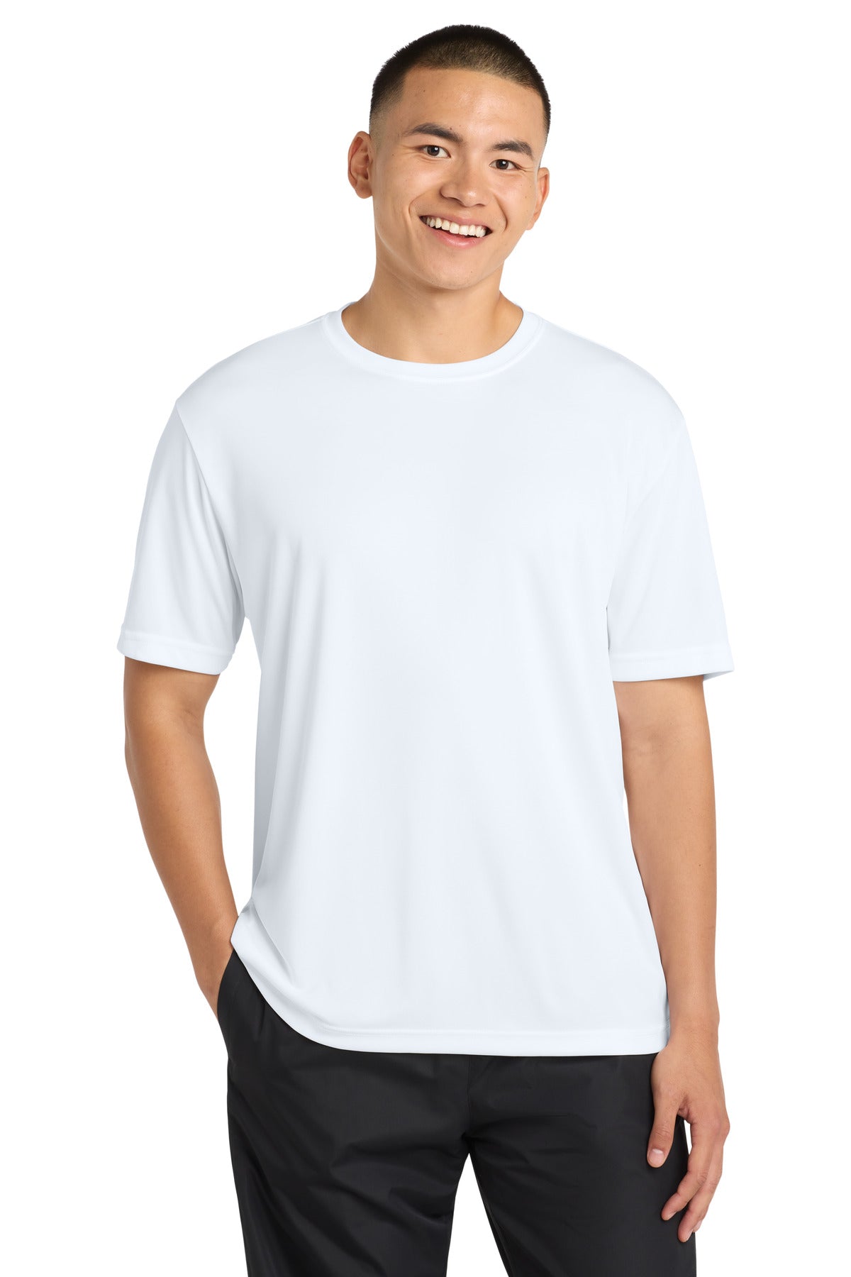 Sport-Tek Tall PosiCharge Competitor  Tee. TST350 in White