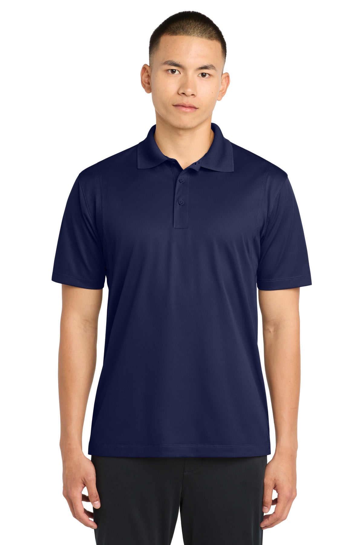 Sport-Tek Tall Micropique Sport-Wick Polo. TST650 in True Navy