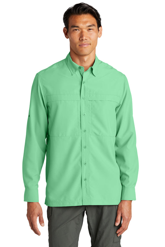 Port Authority Long Sleeve UV Daybreak Shirt W960 in Bright Seafoam