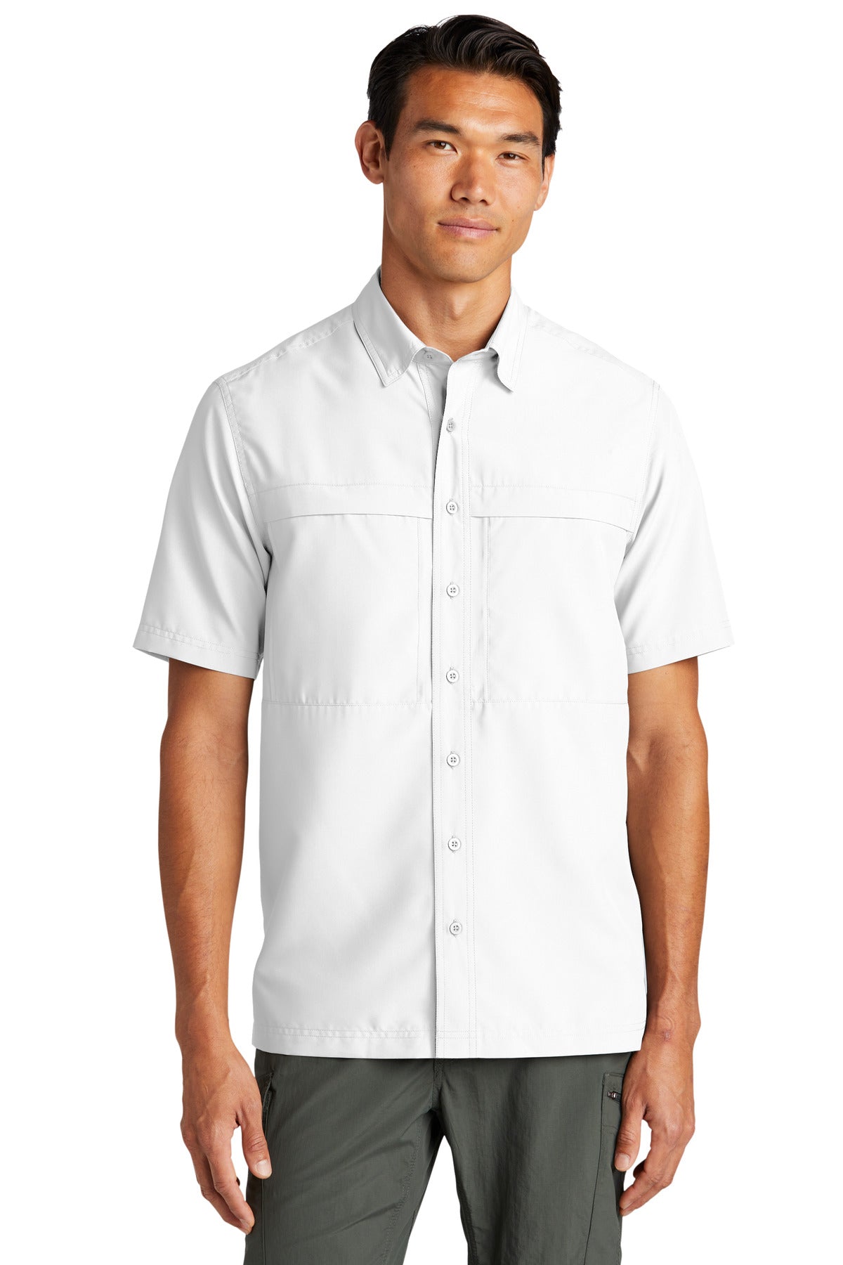 Port Authority Short Sleeve UV Daybreak Shirt W961 in White