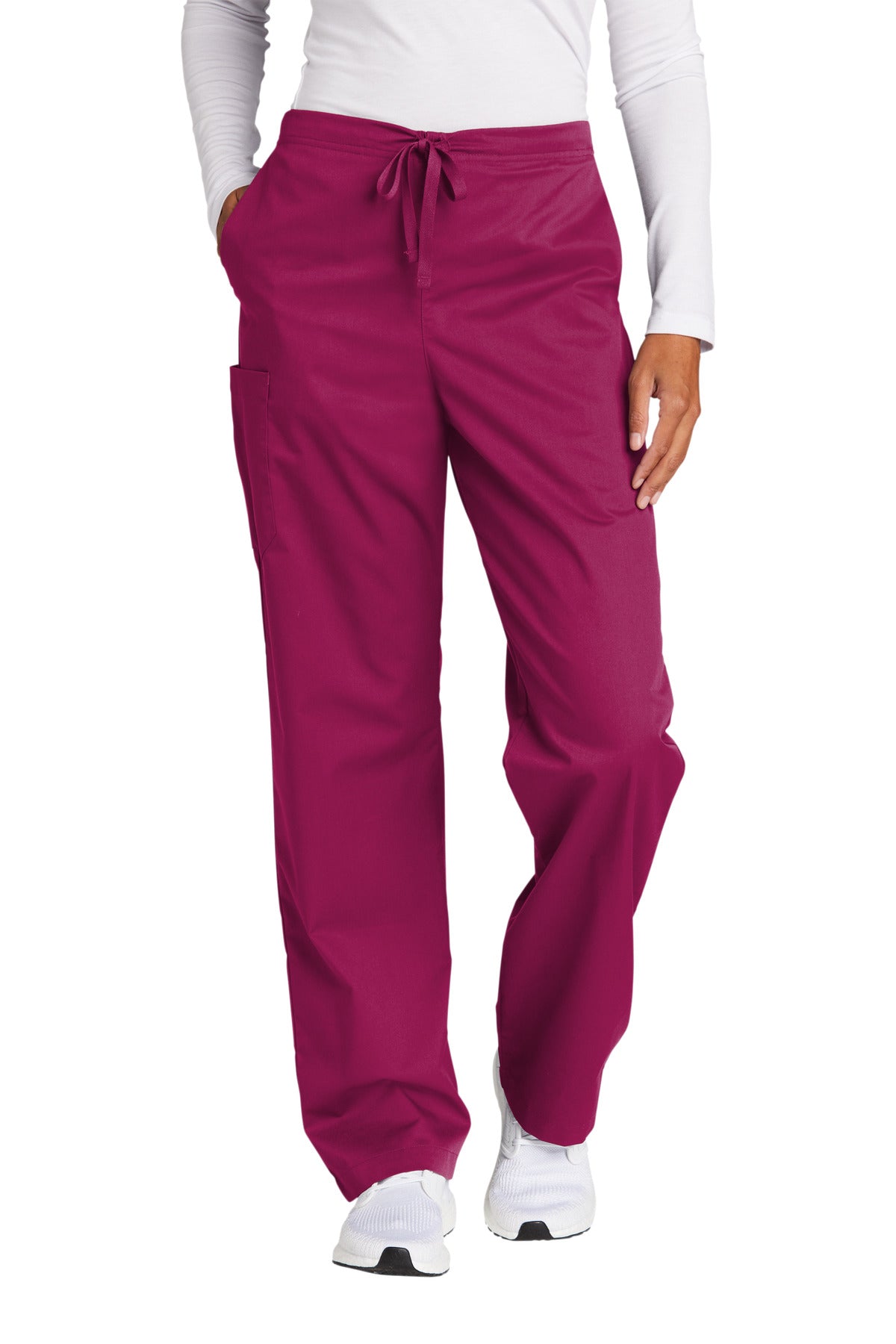 Wink Unisex Short WorkFlex Cargo Pant  WW3150S in Wine