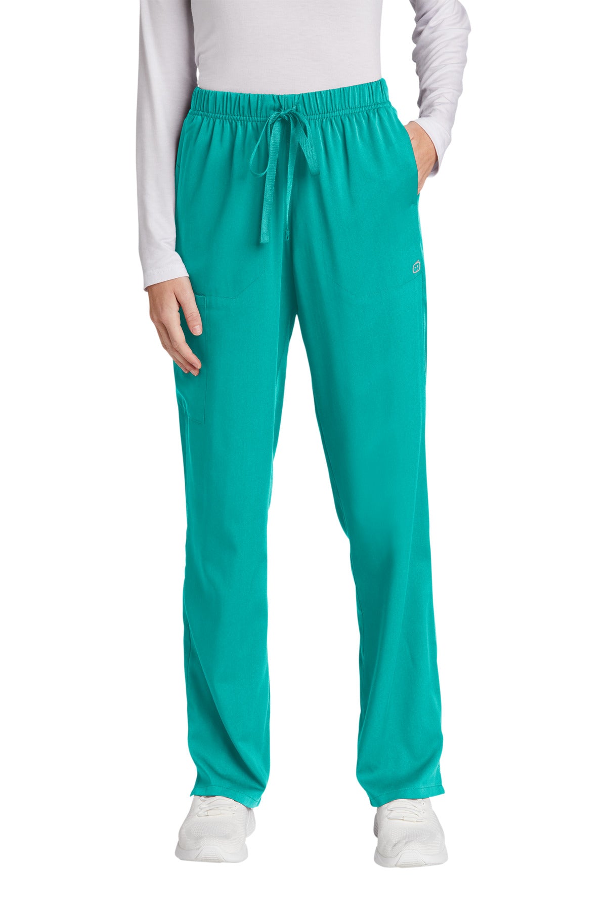 Wink Women's Premiere FlexCargo Pant WW4158 in Teal Blue