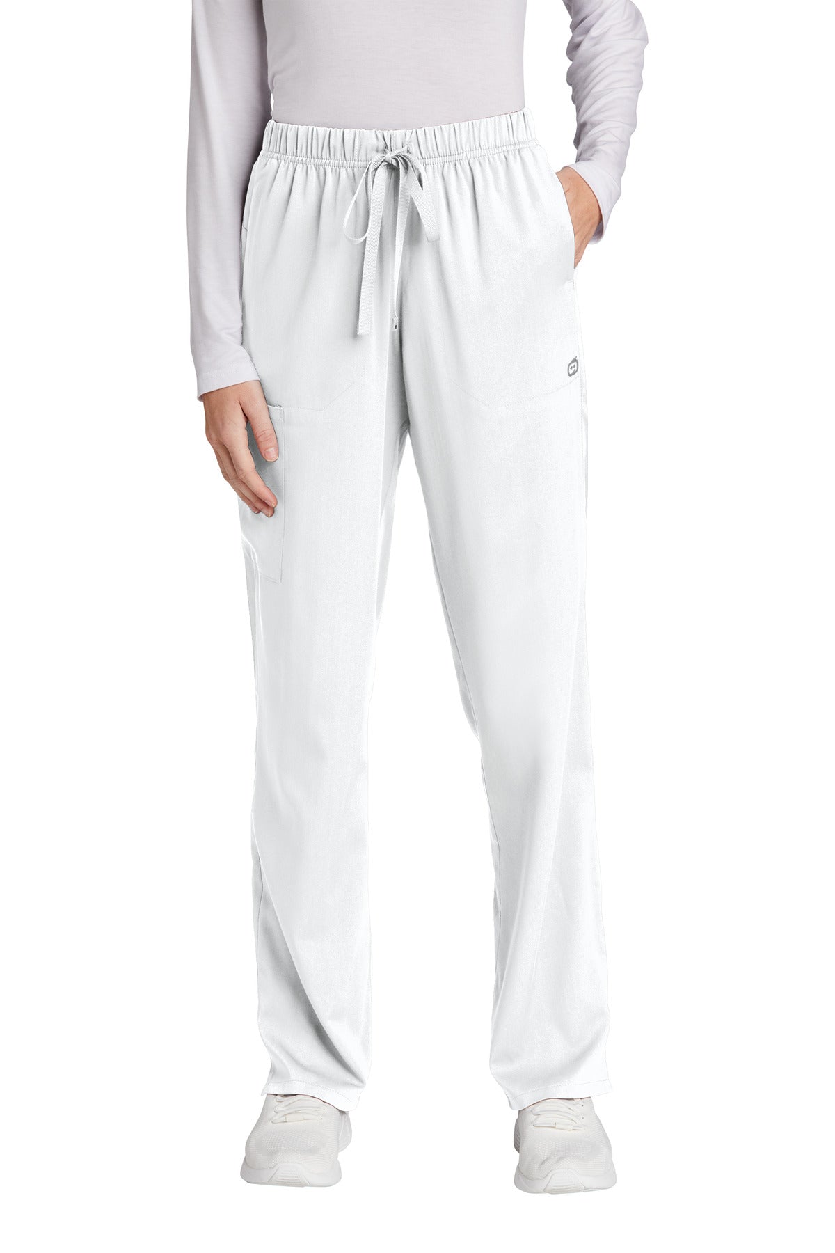 Wink Women's Premiere FlexCargo Pant WW4158 in White