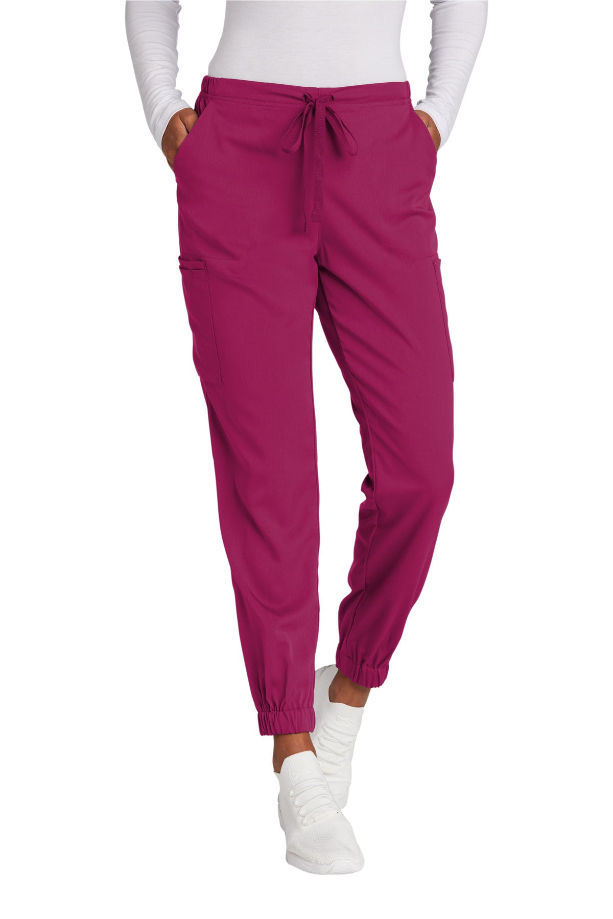 Wink Women's Premiere Flex Jogger Pant WW4258 in Wine