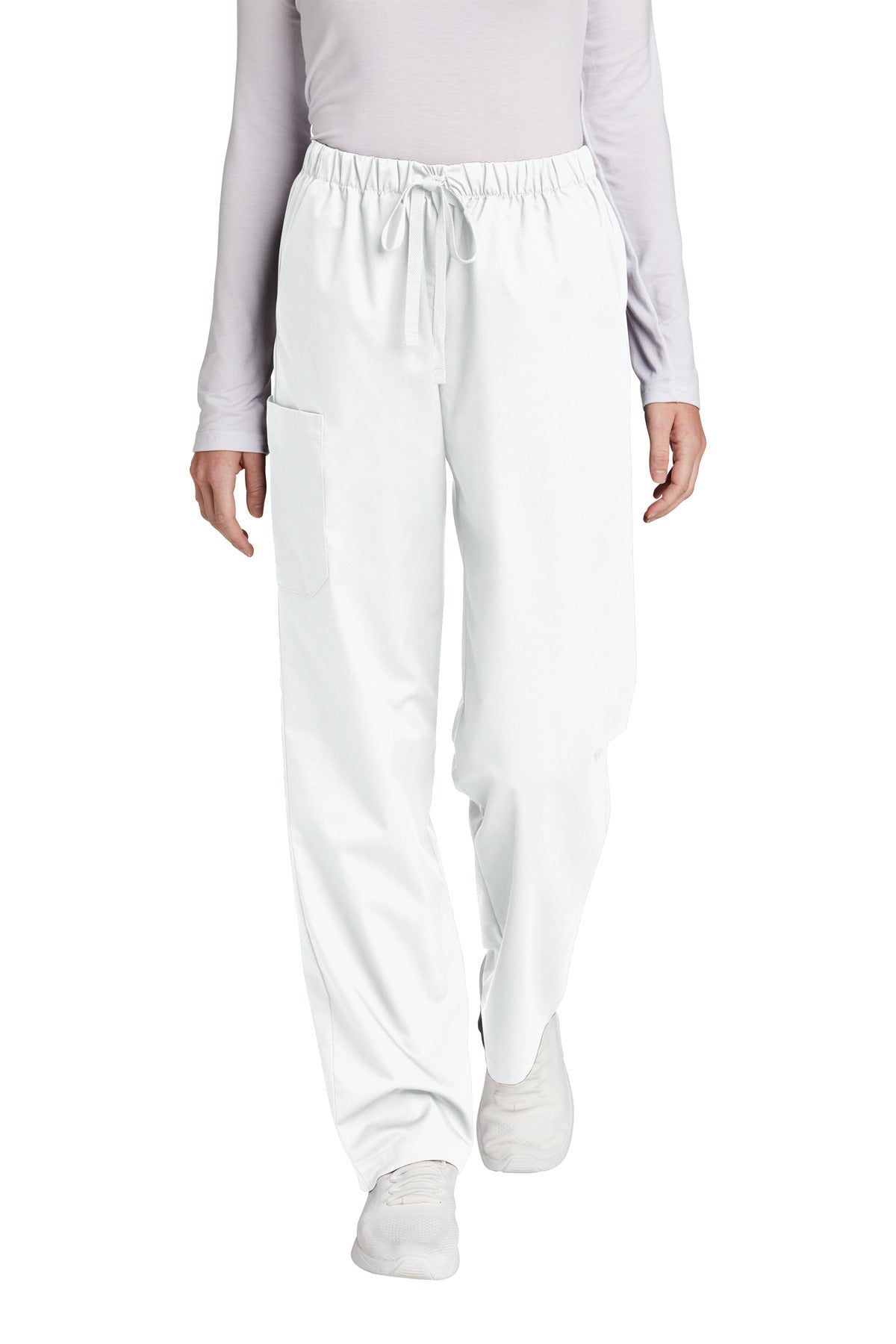 Wink Women's Petite WorkFlex Cargo Pant WW4550P in White