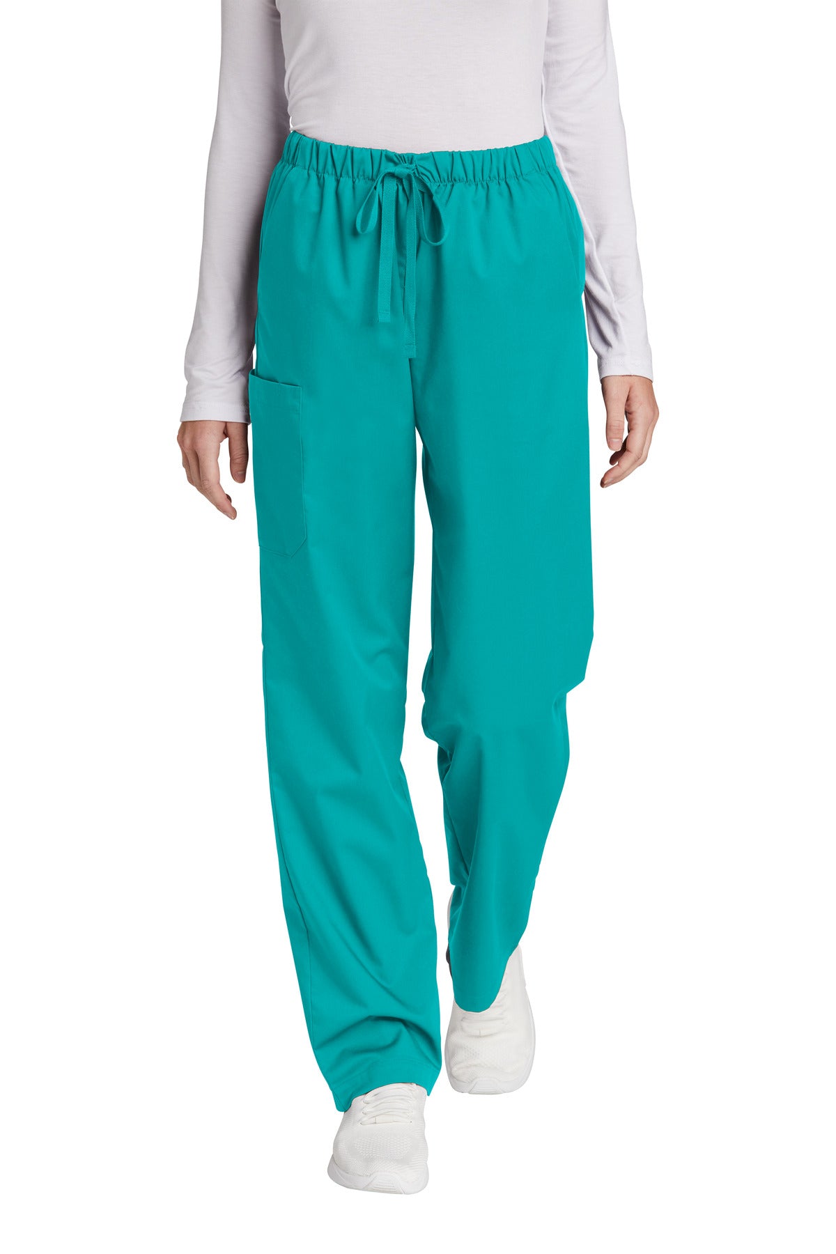 Wink Women's Tall WorkFlex Cargo Pant WW4550T in Teal Blue