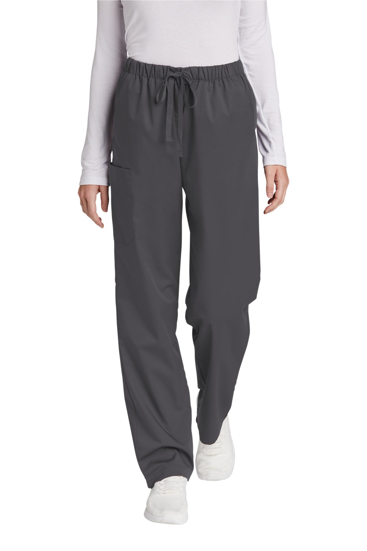 Wink Women's WorkFlex Cargo Pant WW4550 in Pewter
