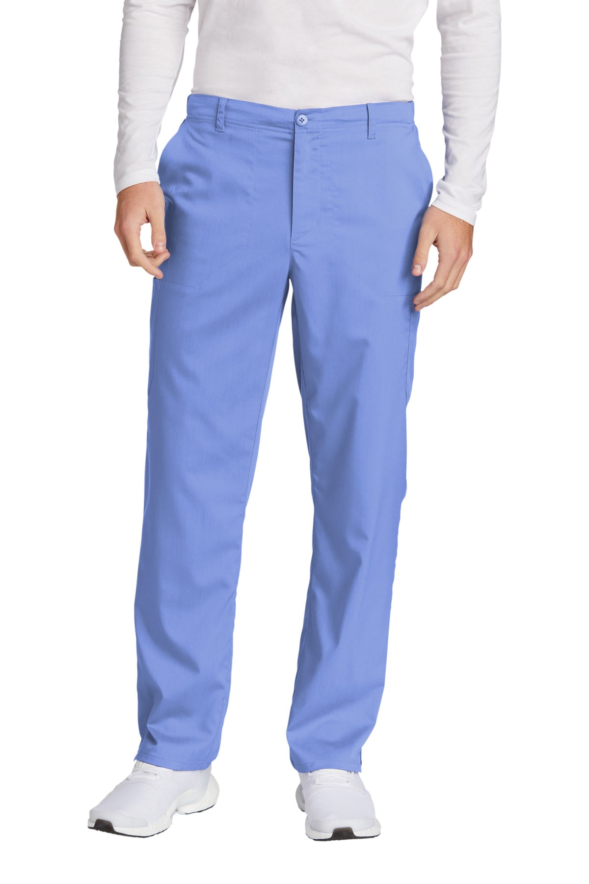 Wink Men's Premiere Flex Cargo Pant WW5058 in Ceil Blue