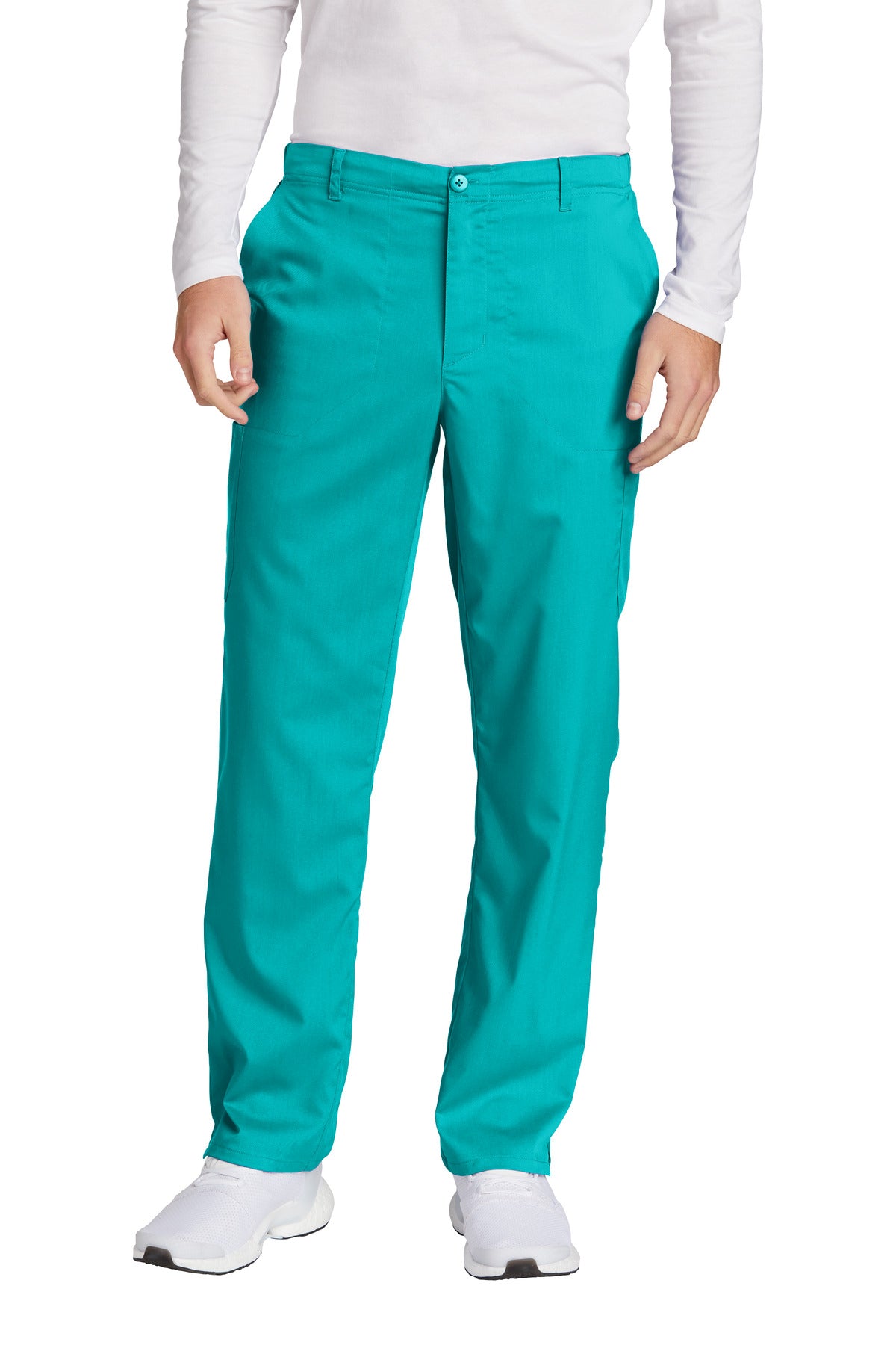 Wink Men's Premiere Flex Cargo Pant WW5058 in Teal Blue