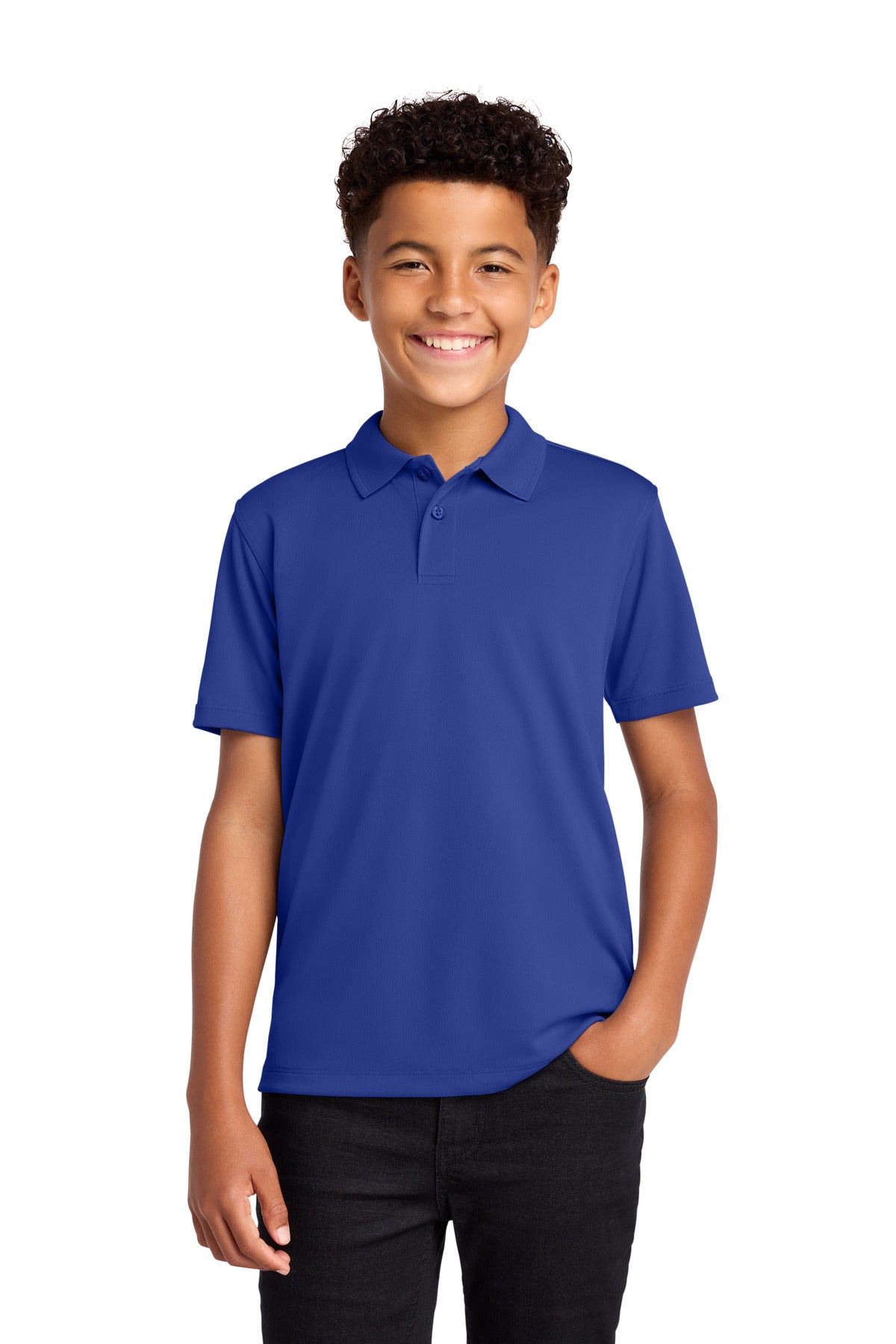 Port Authority Youth Dry Zone UV Micro-Mesh Polo Y110 in True Royal