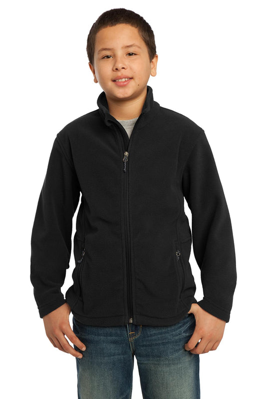 Port Authority Youth Value Fleece Jacket. Y217 in Black