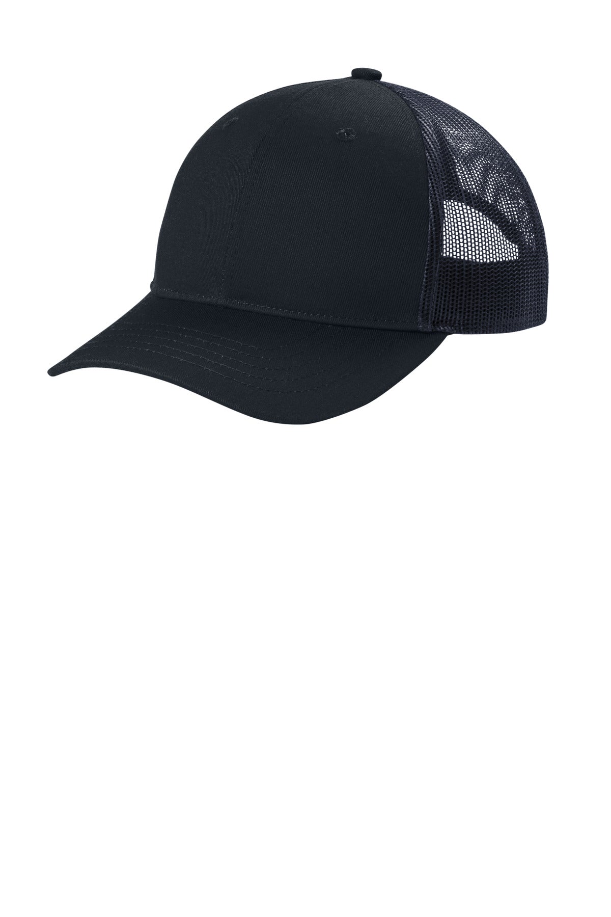 Port Authority Youth Snapback Trucker Cap YC402 in Rich Navy