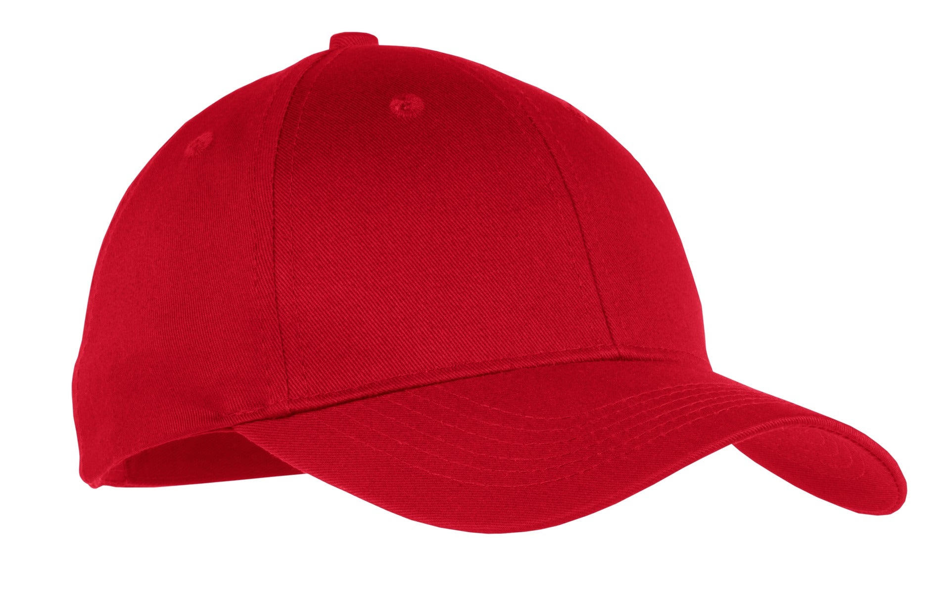 Port Authority Youth Six-Panel Twill Cap.  YCP80 in Red