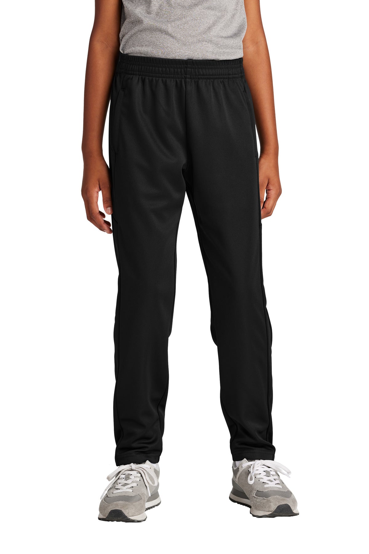 Sport-Tek Youth Travel Pant YPST800 in Black/ Black
