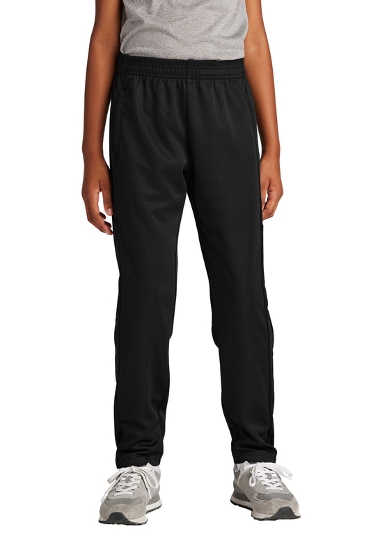 Sport-Tek Youth Travel Pant YPST800 in Black/ Black