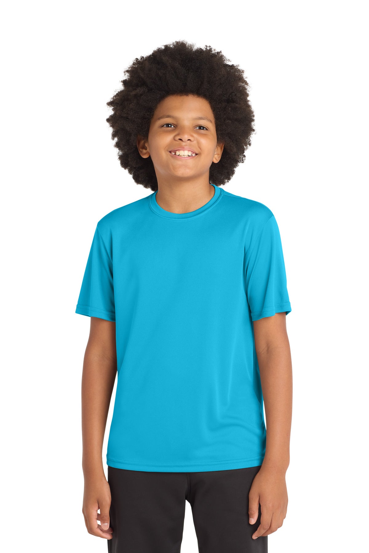 Sport-Tek Youth PosiCharge Competitor Tee. YST350 in Atomic Blue