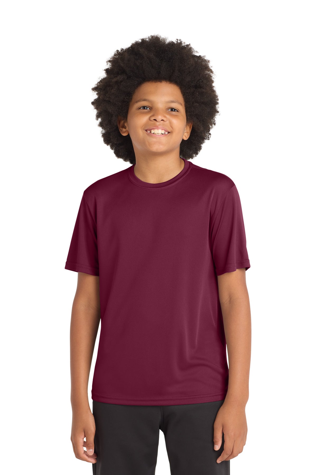 Sport-Tek Youth PosiCharge Competitor Tee. YST350 in Cardinal