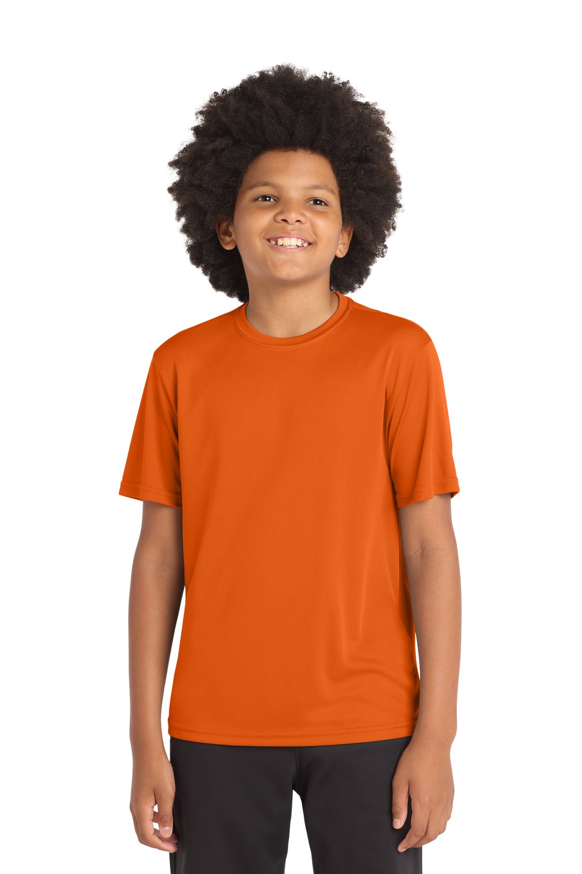 Sport-Tek Youth PosiCharge Competitor Tee. YST350 in Deep Orange