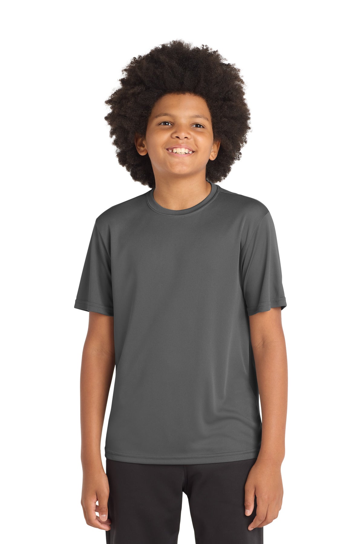 Sport-Tek Youth PosiCharge Competitor Tee. YST350 in Iron Grey