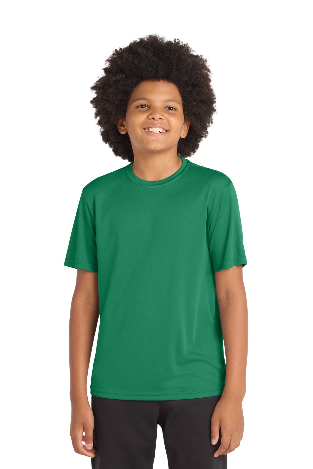 Sport-Tek Youth PosiCharge Competitor Tee. YST350 in Kelly Green