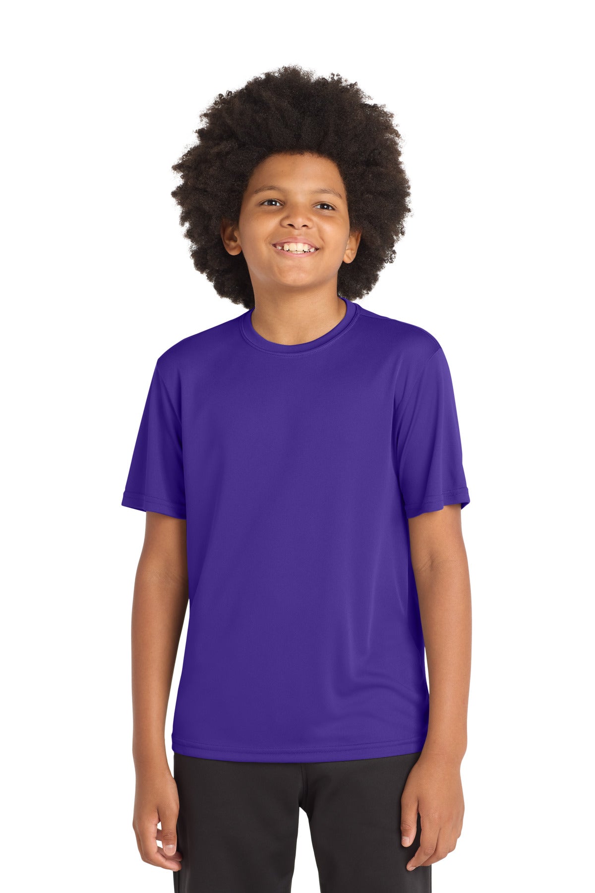 Sport-Tek Youth PosiCharge Competitor Tee. YST350 in Purple