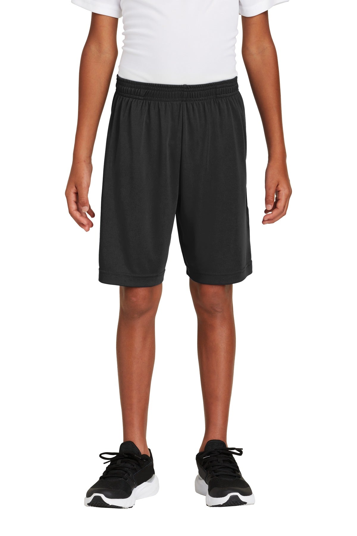 Sport-Tek  Youth PosiCharge  Competitor  Pocketed Short. YST355P in Black