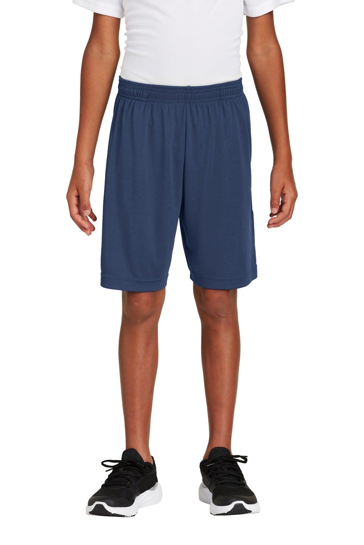 Sport-Tek  Youth PosiCharge  Competitor  Pocketed Short. YST355P in True Navy