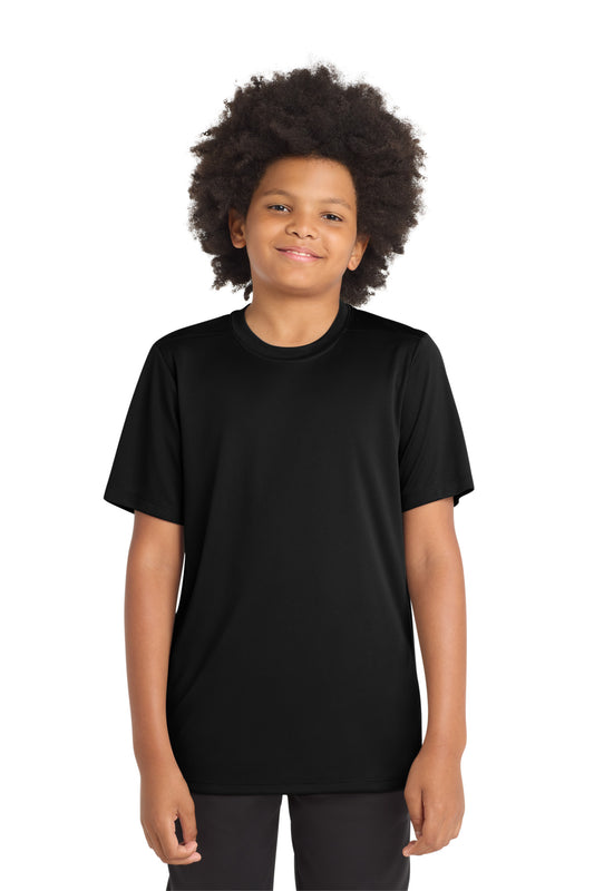 Sport-Tek  Youth Posi-UV Pro Tee. YST420 in Black