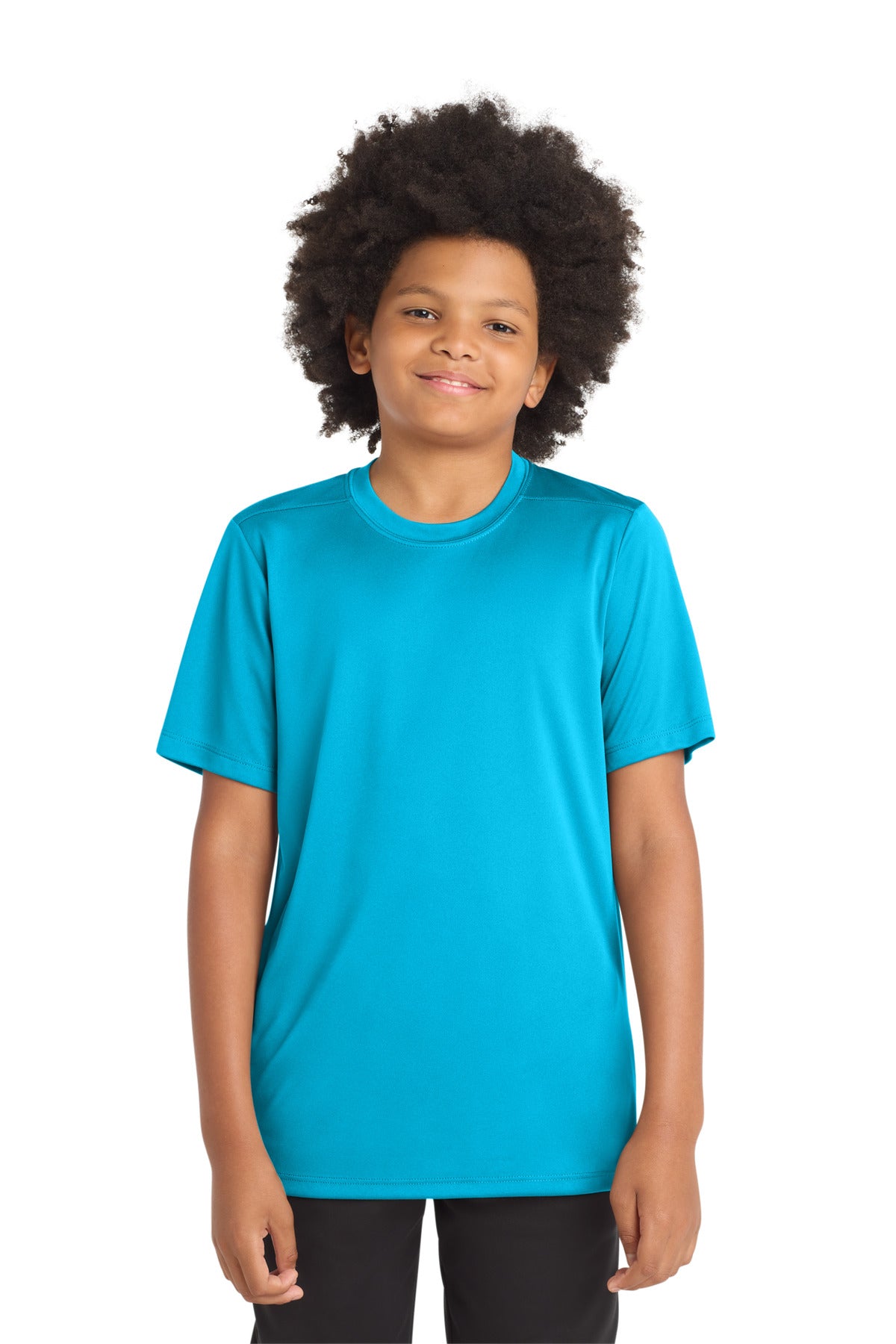 Sport-Tek  Youth Posi-UV Pro Tee. YST420 in Sapphire