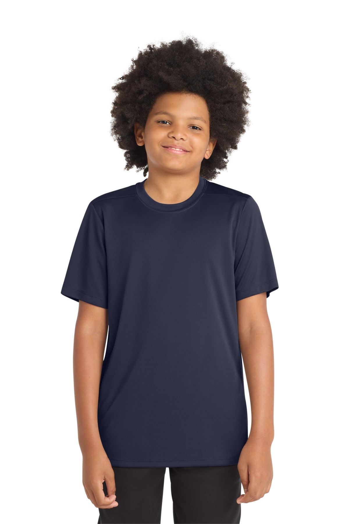 Sport-Tek  Youth Posi-UV Pro Tee. YST420 in True Navy