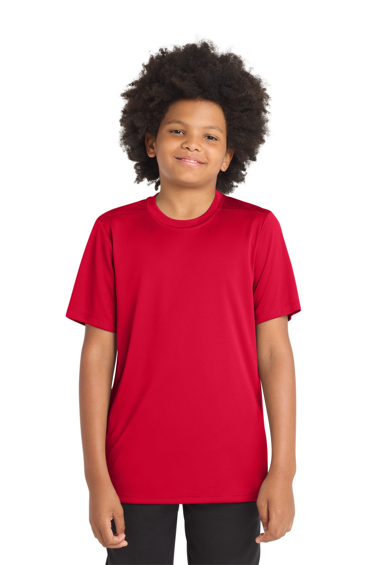 Sport-Tek  Youth Posi-UV Pro Tee. YST420 in True Red