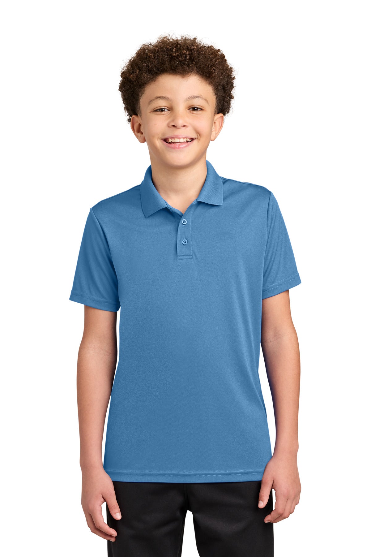 Sport-Tek Youth Competitor Polo YST550 in Carolina Blue
