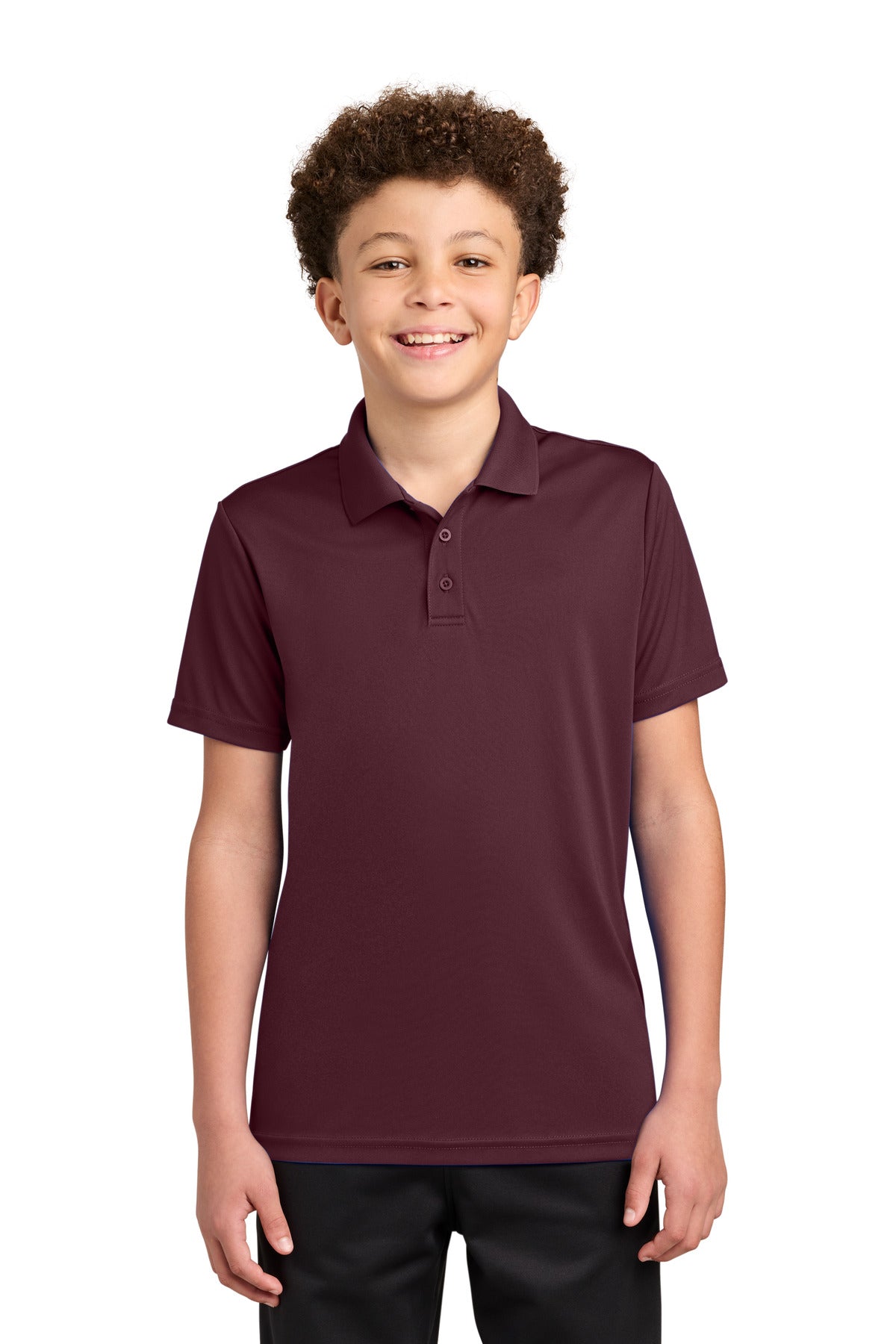 Sport-Tek Youth Competitor Polo YST550 in Maroon