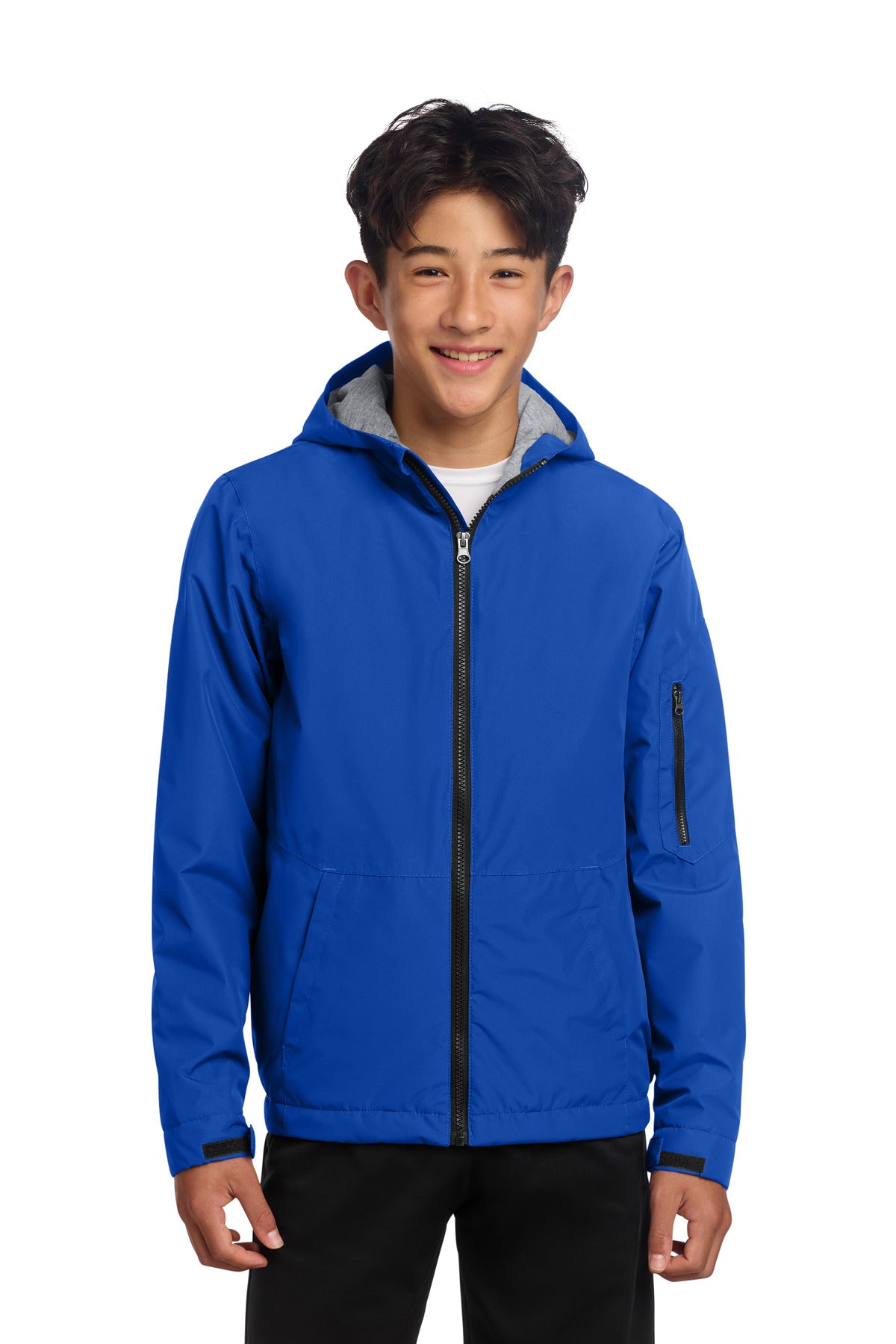 Sport-Tek Youth Waterproof Insulated Jacket YST56 in True Royal