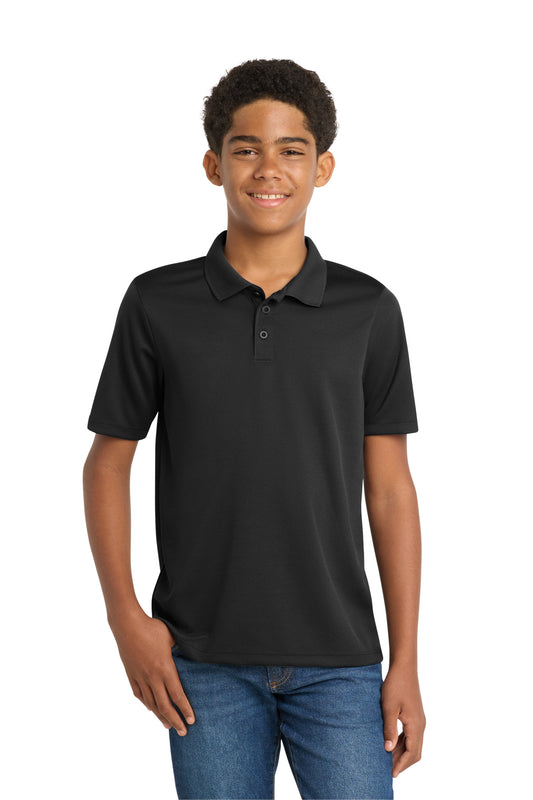 Sport-Tek Youth PosiCharge RacerMesh Polo. YST640 in Black