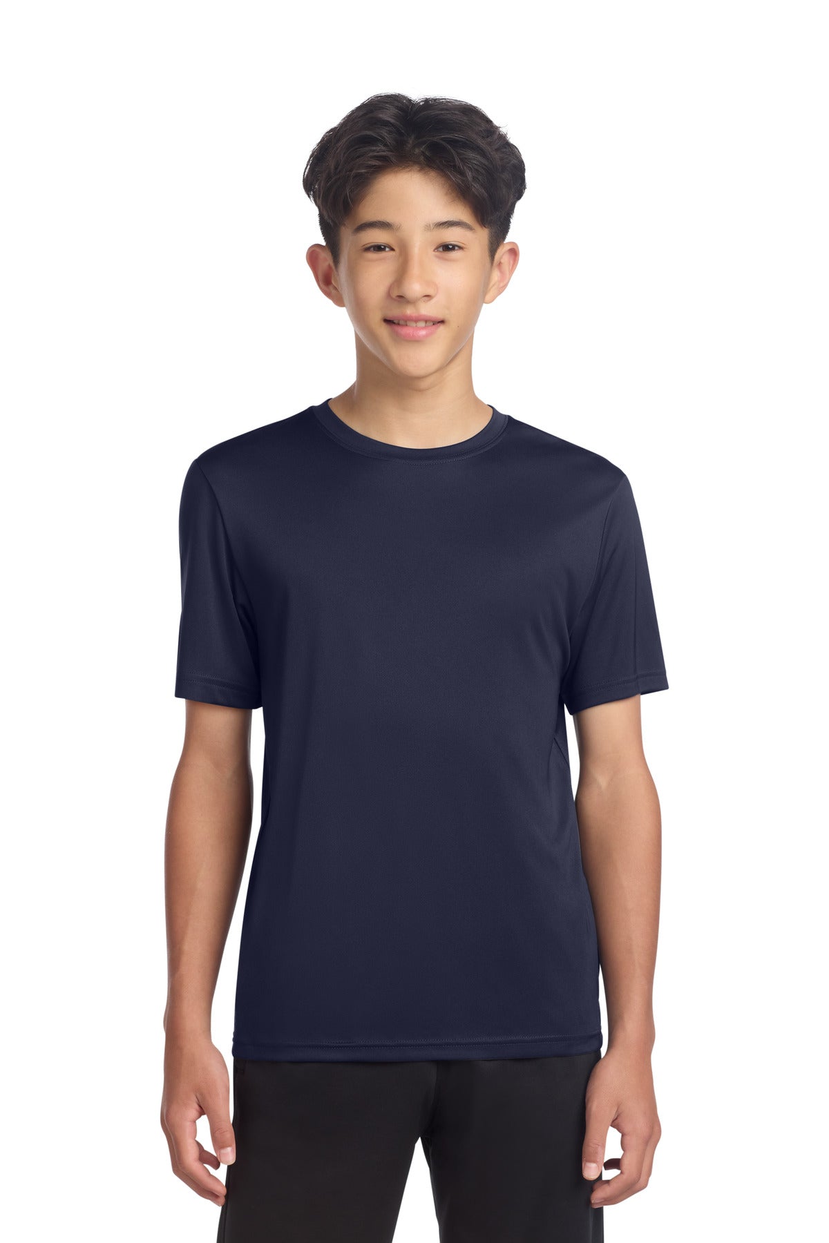 Sport-Tek Youth PosiCharge Re-Compete Tee YST720 in True Navy