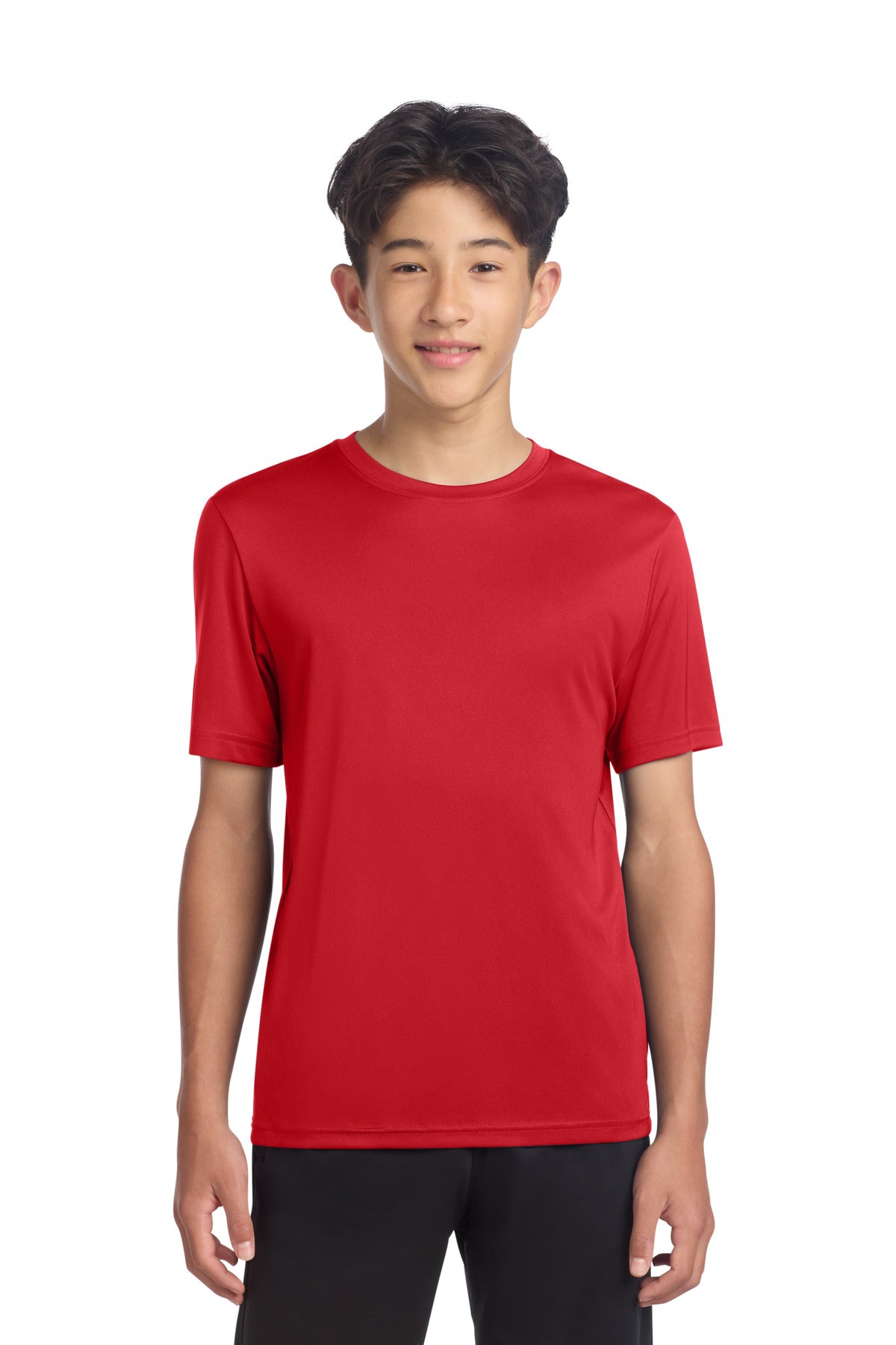 Sport-Tek Youth PosiCharge Re-Compete Tee YST720 in True Red