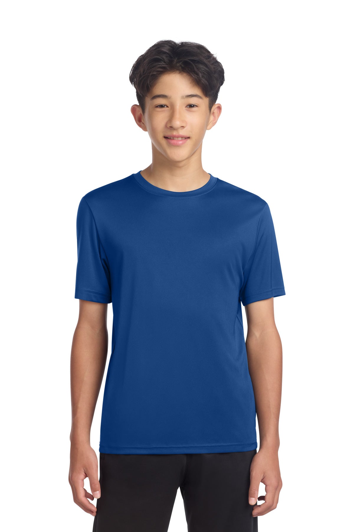 Sport-Tek Youth PosiCharge Re-Compete Tee YST720 in True Royal